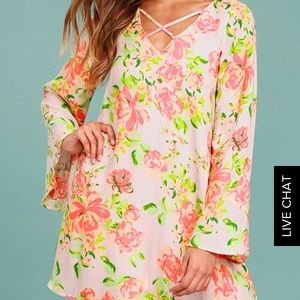 Lulu’s floral shift dress